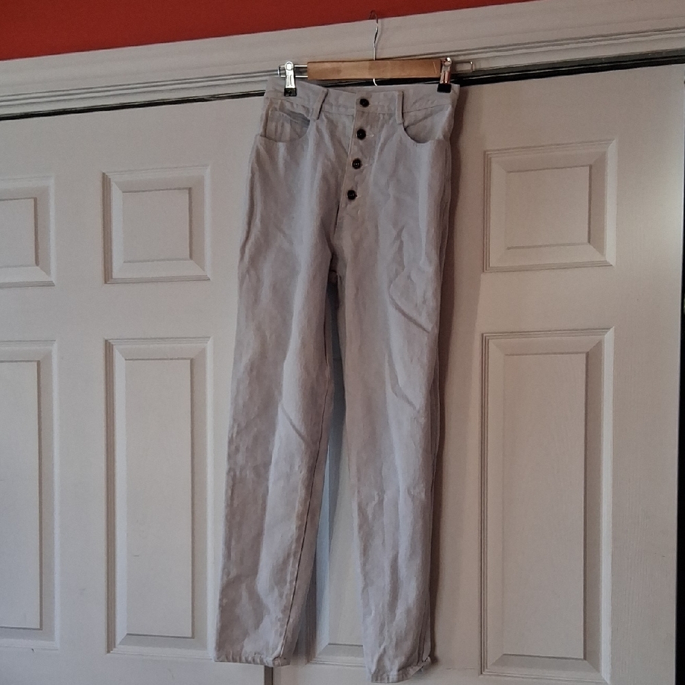Vintage 80s High Rise Women's Jeans - Gray